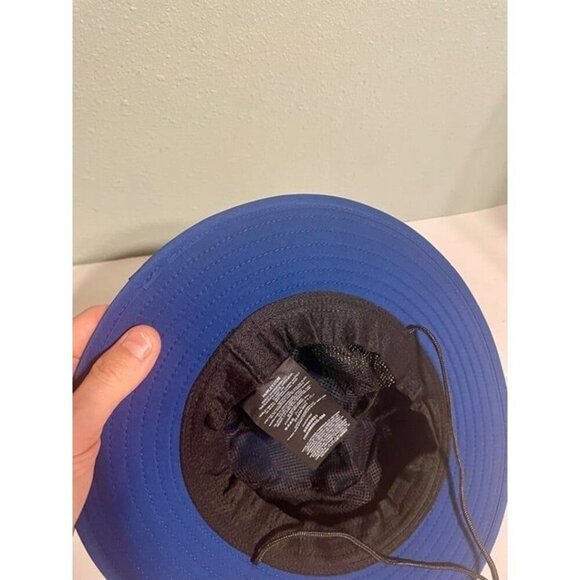 Hurley Small/Medium Beach Boonie Bucket Hat Air Vent Hiking Outdoors Cap Blue - Picture 5 of 6